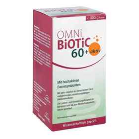 Omni Biotic 60+ aktiv Pulver (300 g) – PZN 11070067 из Германии