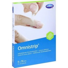 Omnistrip Wundnahtstreifen 6x76mm, 2 ST – PZN 11126365 из Германии