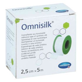 Omnisilk Fixierpflaster Kunstseide 2,5 cmx5 m (1 stk) – PZN 11163544 из Германии