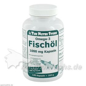 Omega-3 Fischöl 1000mg Kapseln, 120 ST – PZN 1159435 из Германии