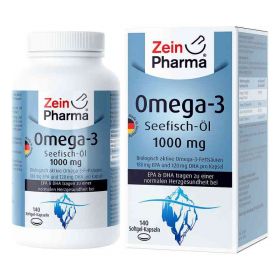 Omega-3 1000 mg Seefischöl Softgelkapseln hochdo. (140 stk) – PZN 13721801 из Германии