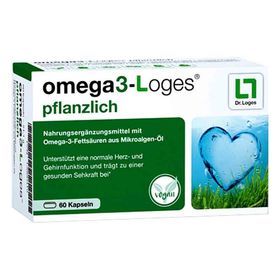 Omega3-loges pflanzlich Kapseln (60 stk) – PZN 13980419 из Германии