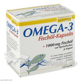 Omega 3 Fischöl Kapseln, 100 ST – PZN 1469549 из Германии