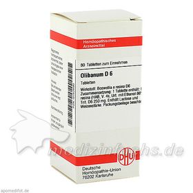 Olibanum D 6, 80 ST – PZN 152690 из Германии