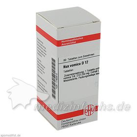 NUX VOMICA D12, 80 ST – PZN 1780810 из Германии