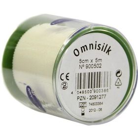 OMNISILK Fixierpflaster 5 cmx5 m, 1 ST – PZN 2091277 из Германии