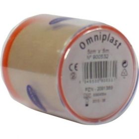 OMNIPLAST Fixierpflaster 5 cmx5 m, 1 ST – PZN 2091389 из Германии
