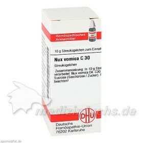 NUX VOMICA C30, 10 G  – PZN 2803192 из Германии