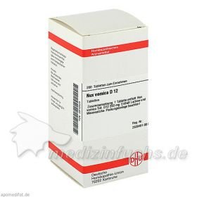 NUX VOMICA D12, 200 ST – PZN 2812529 из Германии