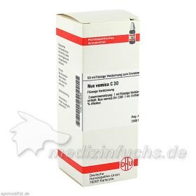 NUX VOMICA C30, 50 ML  – PZN 2928284 из Германии