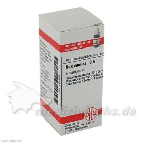 NUX VOMICA C 6, 10 G – PZN 2928309 из Германии