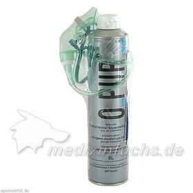 O PUR Sauerstoff Dose inkl. Maske und Schlauch, 8 L – PZN 3044104 из Германии