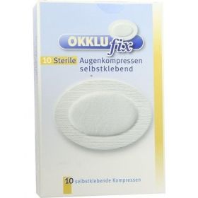 Okklufix steril Augenkompresse selbstklebend, 10 ST – PZN 3105573 из Германии