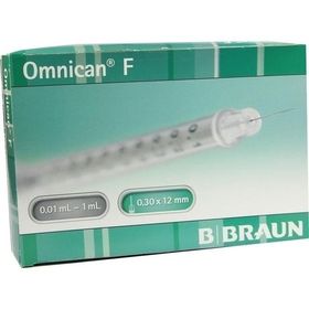 OMNICAN TUB M KAN 0.33X12, 100X1 ML – PZN 3115465 из Германии
