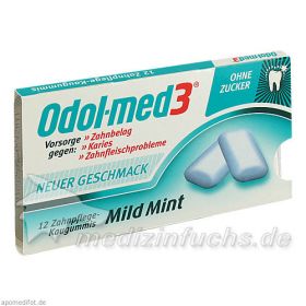 Odol med 3 Mild Mint, 12 ST – PZN 34163 из Германии