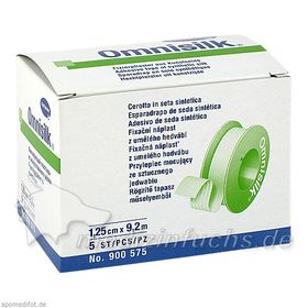 OMNISILK Fixierpflaster 1,25 cmx9,2 m, 5 ST – PZN 3756419 из Германии