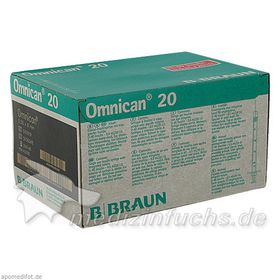 Omnican 20 0.5ml 0.30x8mm 20 I.U., 100 ST – PZN 4121195 из Германии