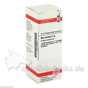 NUX VOMICA C 6, 20 ML – PZN 4229509 из Германии