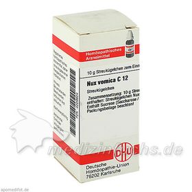 NUX VOMICA C12, 10 G – PZN 4229604 из Германии
