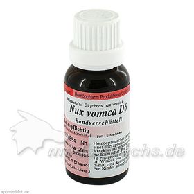 NUX VOMICA D 6, 20 ML – PZN 4574554 из Германии