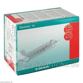 Omnican 40 1.0ml Insulin U-40 0.30x8mm einzelverp., 100X1 ST – PZN 460836 из Германии