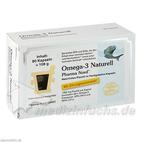 Omega-3 Naturell Pharma Nord, 80 ST – PZN 4682172 из Германии