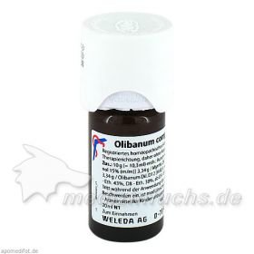 Olibanum comp., 20 ML – PZN 4784381 из Германии