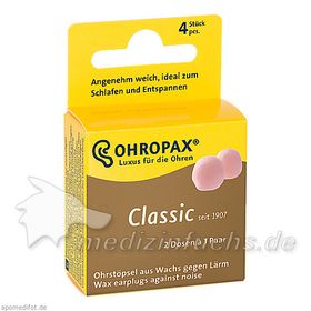 OHROPAX Classic, 4 ST – PZN 523399 из Германии