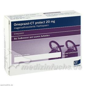 OMEPRAZOL-CT Protect 20 mg Hartkaps.magensaftr., 14 ST – PZN 6104775 из Германии