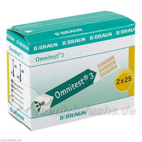 Omnitest 3 BZM Sensoren, 2X25 ST – PZN 6117909 из Германии