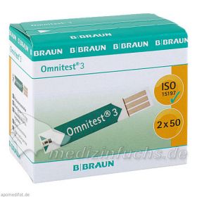 Omnitest 3 BZM Sensoren, 2X50 ST – PZN 6435584 из Германии