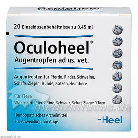OCULOHEEL Augentropfen ad us.vet.Einzeldosispip., 20 ST – PZN 6559470 из Германии