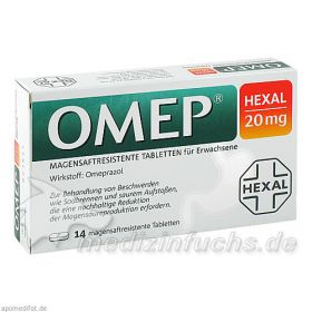 Omep HEXAL 20mg magensaftresistente Tabletten, 14 ST – PZN 6817788 из Германии