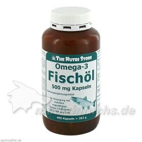 Omega-3 Fischöl Kapseln 500mg, 400 ST – PZN 7244107 из Германии