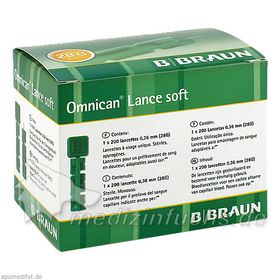 OMNICAN LANCE SOFT LANZETTEN, 200 ST – PZN 7275421 из Германии
