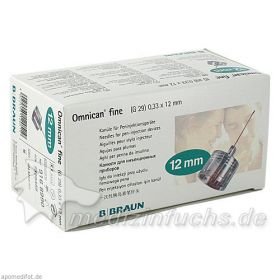 OMNICAN FINE PEN KANUELE 0.33X12MM, 100 ST – PZN 7328488 из Германии