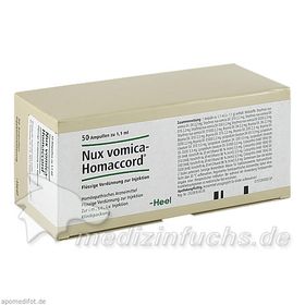 NUX VOMICA HOMACCORD, 50 ST – PZN 735960 из Германии