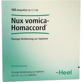 NUX VOMICA HOMACCORD, 100 ST – PZN 735977 из Германии