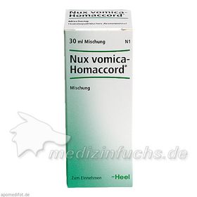 NUX VOMICA HOMACCORD, 30 ML  – PZN 736008 из Германии