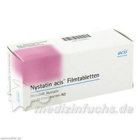 Nystatin acis Fimtabletten, 50 ST  – PZN 7371225 из Германии