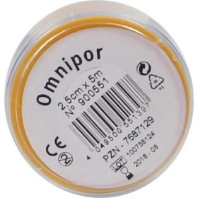 OMNIPOR Vliespflaster 2,5 cmx5 m, 1 ST – PZN 7687129 из Германии