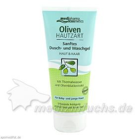 Oliven Hautzart Sanftes Dusch- und Waschgel, 200 ML – PZN 8849172 из Германии