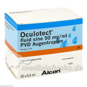 OCULOTECT fluid sine PVD Augentropfen, 60X0.4 ML – PZN 9708611 из Германии