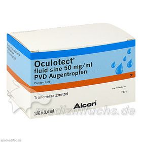 Oculotect Fluid sine PVD Augentropfen, 120X0.4 ML – PZN 9708628 из Германии