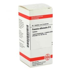 Paeonia Officin. D 6 Tabletten (80 stk) – PZN 2808203 из Германии