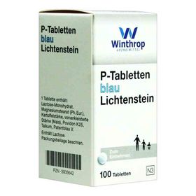 P Tabletten blau 8 mm Teilk. (100 stk) – PZN 3935642 из Германии