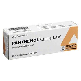 Panthenol-Creme LAW 5% (25 g) – PZN 4020778 из Германии