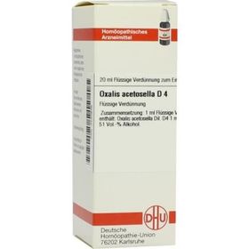Oxalis Acetosella D 4 Dilution (20 ml) – PZN 4230636 из Германии