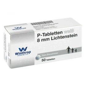 P Tabletten weiss 8 mm (50 stk) – PZN 4997390 из Германии