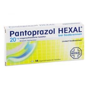 Pantoprazol HEXAL bei Sodbrennen 20mg (14 stk) – PZN 5523582 из Германии